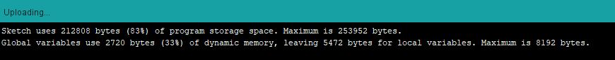 Arduino IDE progmem flash full