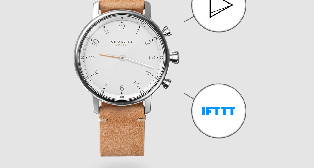 How to control a device with a Kronaby smart watch