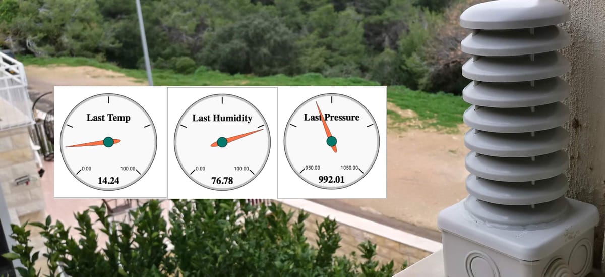 Outdoor apparatus to log data straight to Google Sheets from a BME280 Temp/Humidity/Pressure sensor