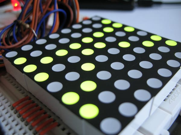 Pinning down an unlabelled 8 x 8 LED Matrix