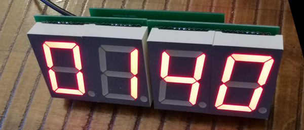 Designing and fabricating a giant 7-segment display with Fritzing and JLCPCB.com