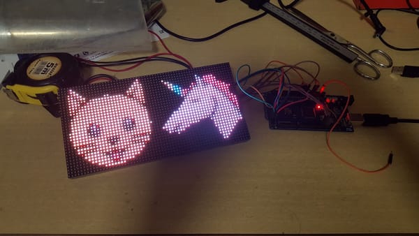 Baby Busy Board 2.0 - Icons, PROGMEM and One LED panel